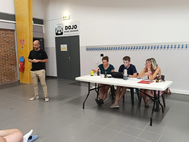 Présentation des bilans lors de l'assemblée générale 2026 de l'EBPD26