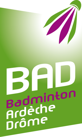 Logo du Comité Drôme-Ardèche de badminton