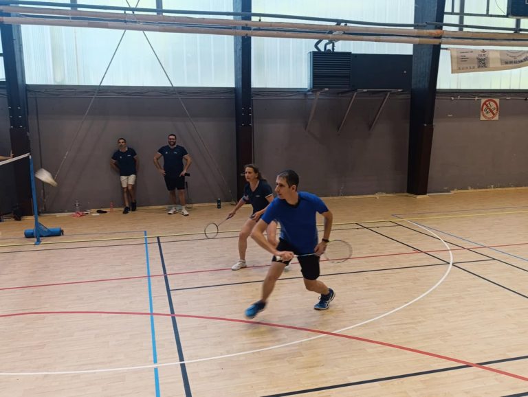 Échanges sur les terrains lors du tournoi interne 2026 de l'EBPD26 à Pierrelatte