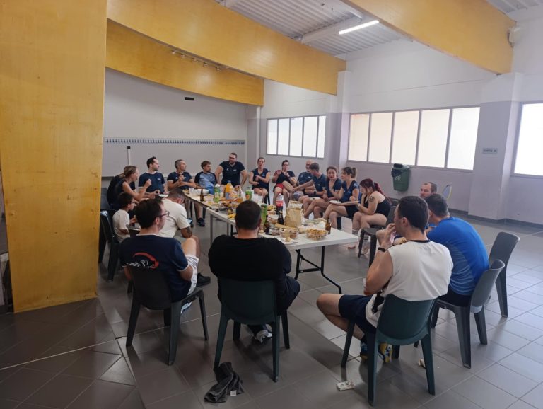 Pique-nique partagé entre les rencontres du tournoi interne de l'EBPD26