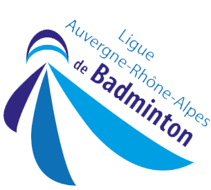 Logo de la Ligue Auvergne-Rhône-Alpes de badminton